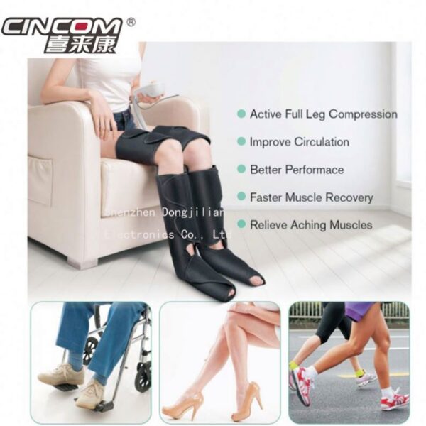Machine Massage Air Compression Therapy Health Care Supplies Hot Legs And Feet Instrument Recovery Boots Leg Foot Massager - Image 2